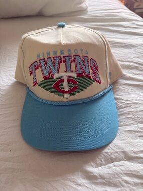 Minnesota Twins Cream and Light Blue Baseball Cap